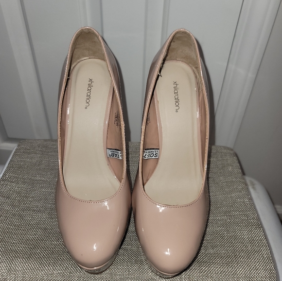 Xhilaration Patent Leather Platform Stilettos - Picture 2 of 7